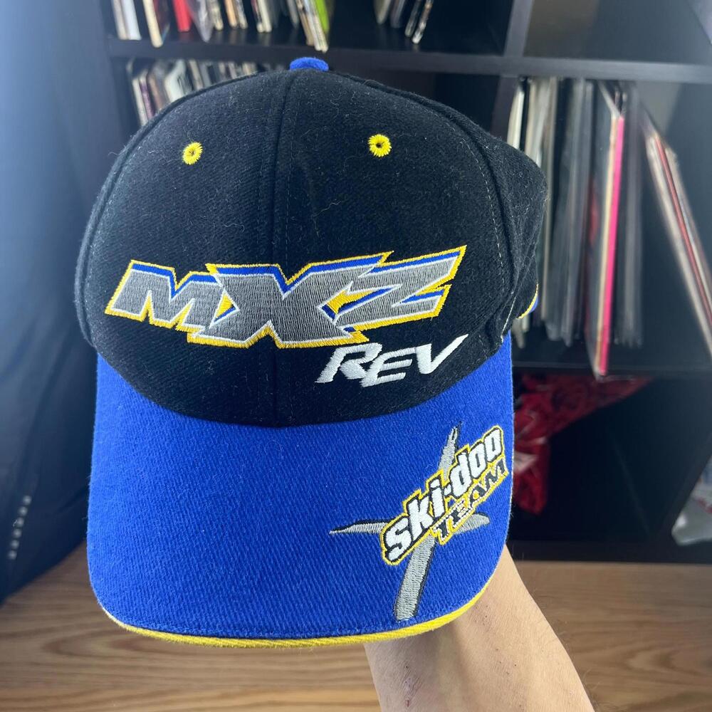 Ski-Doo Vintage MXZ Rev Motocross Strapback Hat 90s